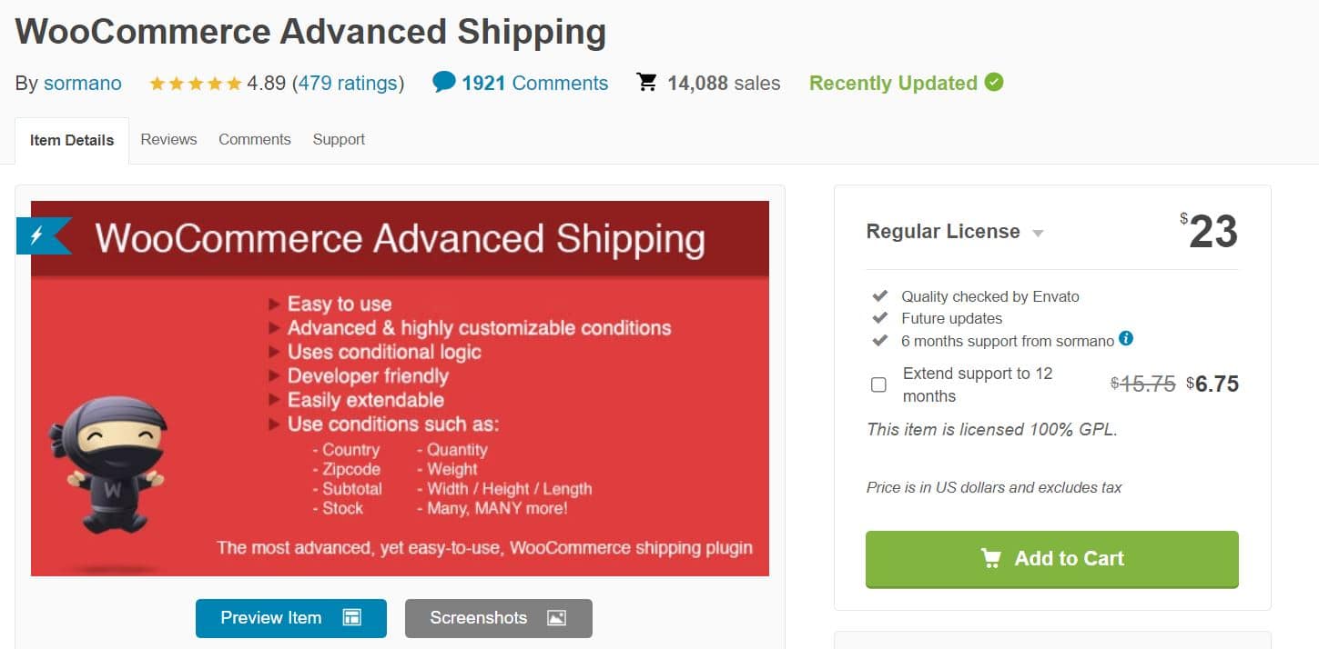 WooCommerce Advanced Shipping