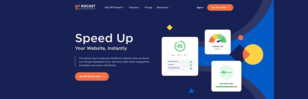 L'extension WP Rocket pour WordPress.