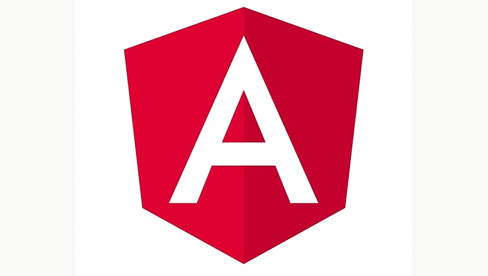 Angular is an HTML and TypeScript-based platform and architecture for creating single-page applications. This is the logo of Angular.