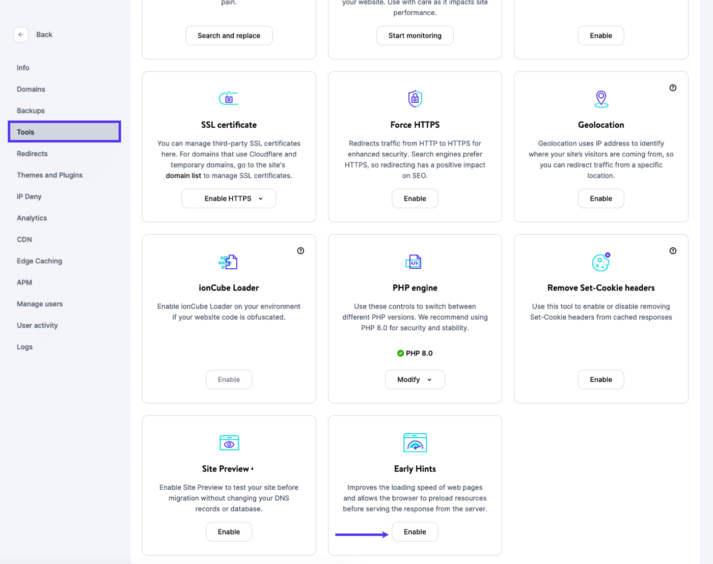 The MyKinsta dashboard with the 