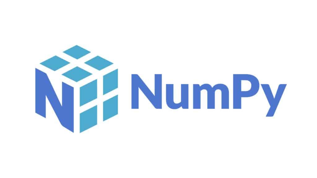 Das Numpy-Logo besteht aus einem 3D-Würfel und dem Wort