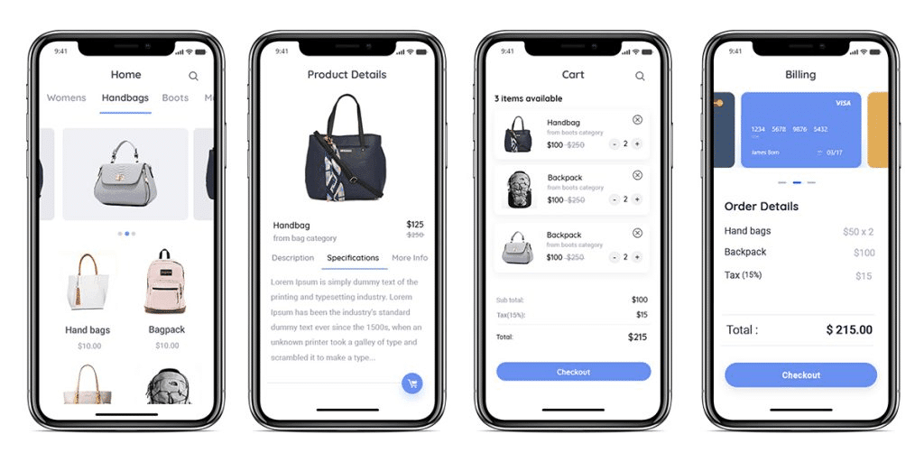 ECアプリはより良いショッピング体験を提供できる（出典: Dribbble）