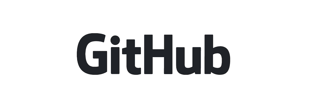 GitHub Logo The GitHub logo, showing the word “GitHub” in black text on a white background.