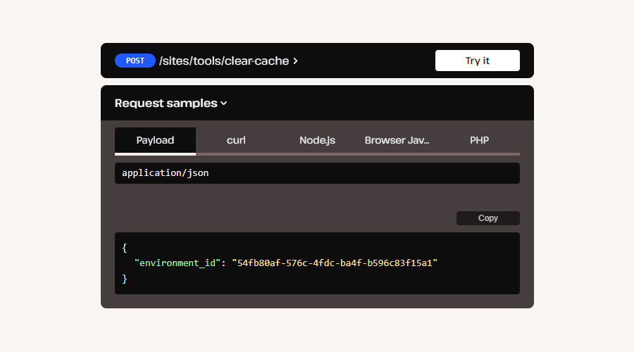 Configurer une tâche pour vider le cache automatiquement.