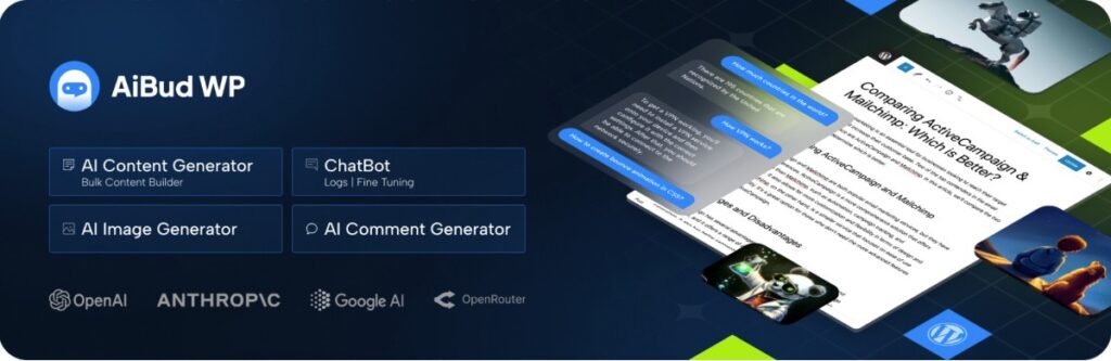 L'immagine di presentazione del plugin AI Bud per WordPress su WordPress.org