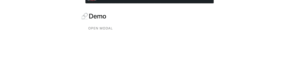 Una GIF di una sezione di una pagina Web a tema leggero intitolata
