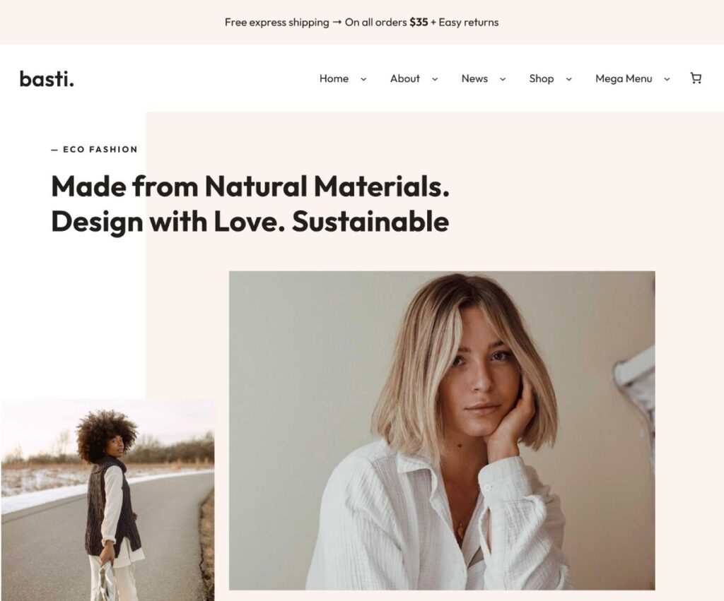 Die Basti WordPress Theme Demo