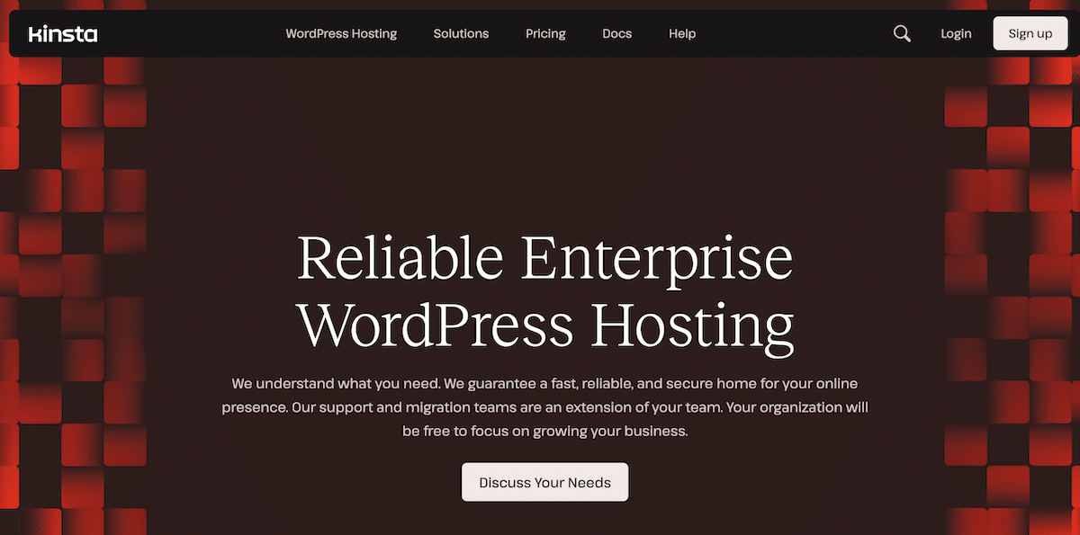 Kinsta ofrece un poderoso alojamiento de WordPress empresarial