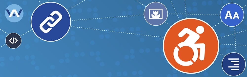 Ein Screenshot der Website des WP-Accessibility-Plugins.