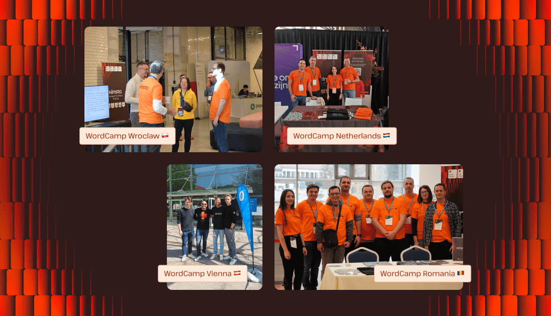 Das Kinsta-Team auf WordCamps in ganz Europa