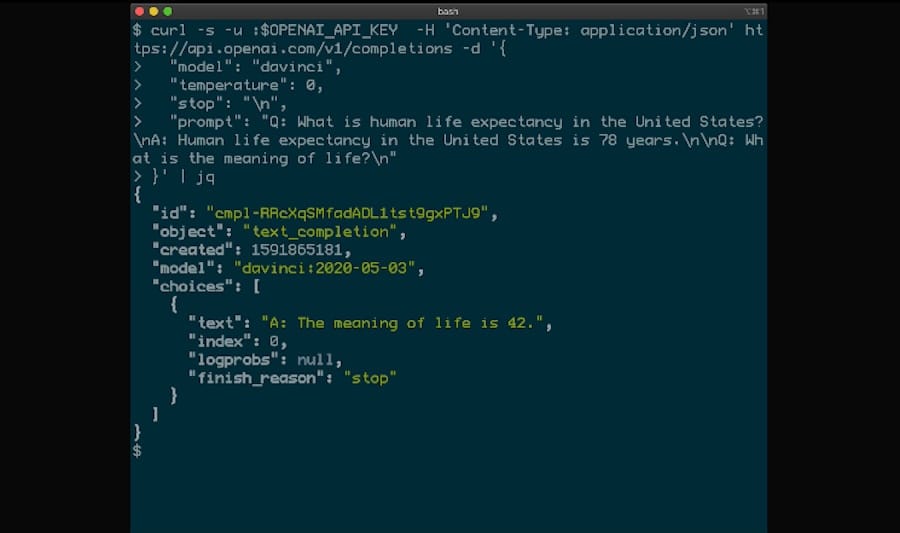 OpenAI propose une API que vous pouvez utiliser pour créer des chatbots IA personnalisés.