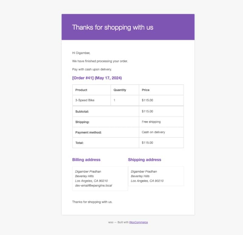 Screenshot der Benutzeroberfläche von Preview Emails.