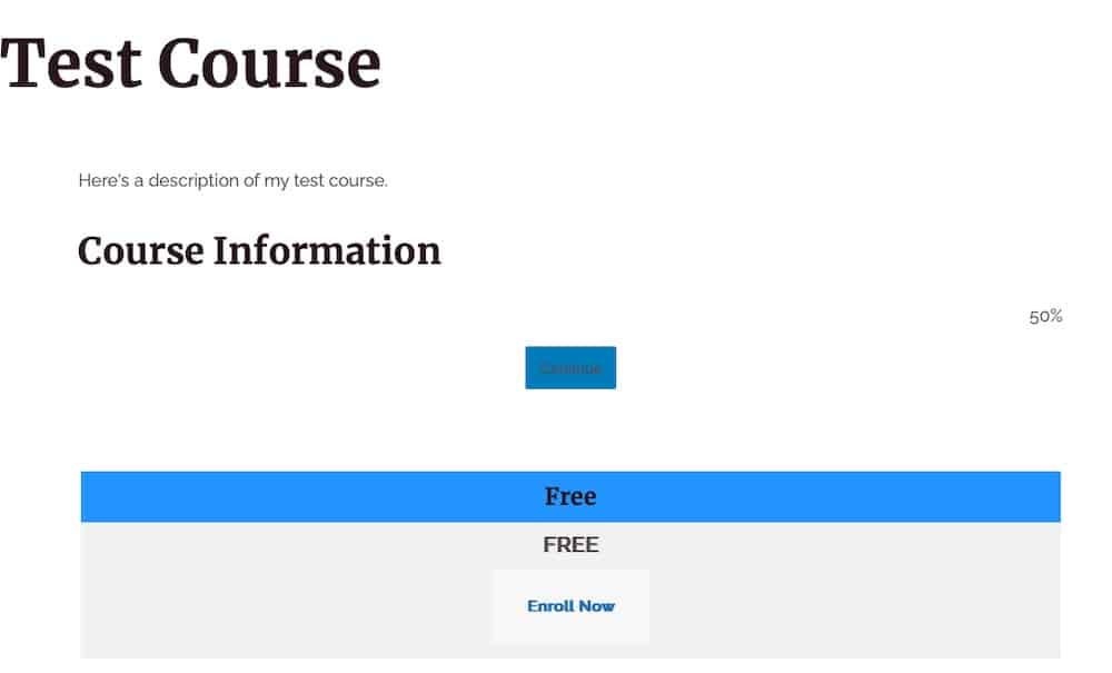 Una schermata della finestra di dialogo per la creazione di un nuovo corso online all'interno del plugin LifterLMS WordPress per la formazione.