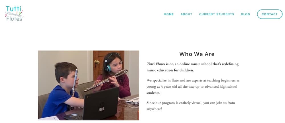 Tutti Flutes propose une approche simple de l'enseignement musical en ligne.