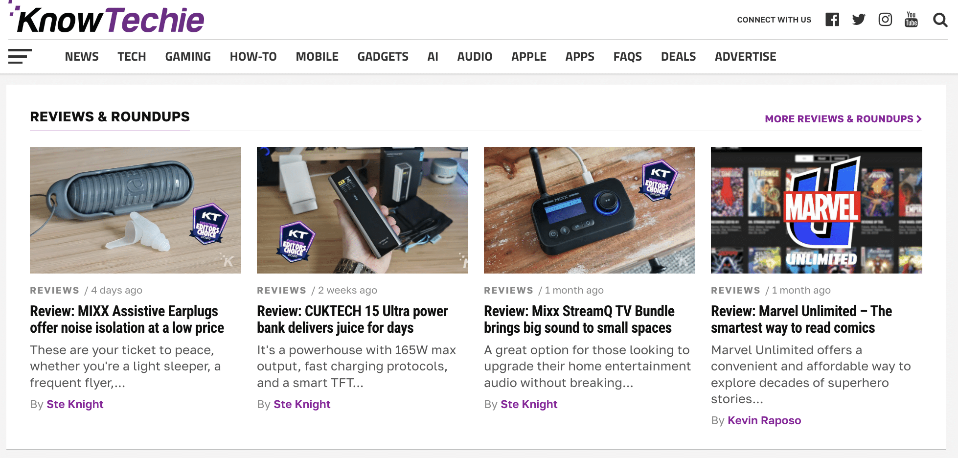La web de KnowTechie