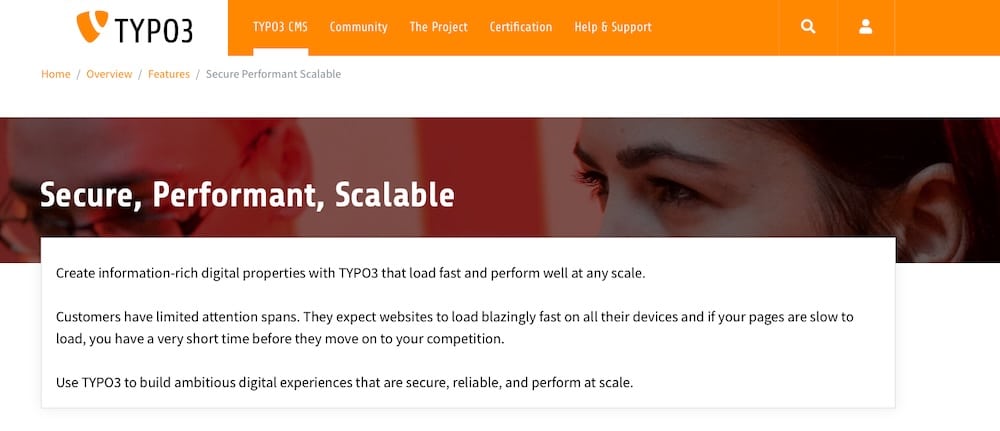 Ein Screenshot, der die Sicherheitshinweise von TYPO3 zeigt.