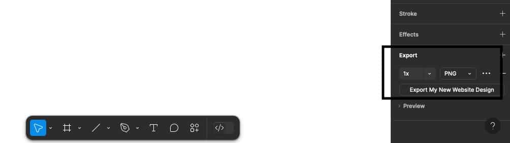 Exportar imagens do Figma