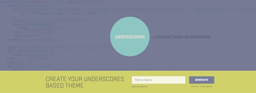 tema do WordPress _Underscores