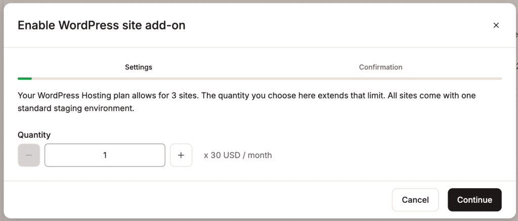 wordpress sites add on