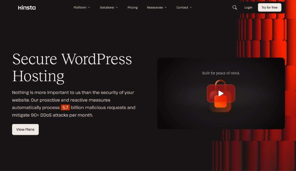 Das sichere WordPress-Hosting von Kinsta