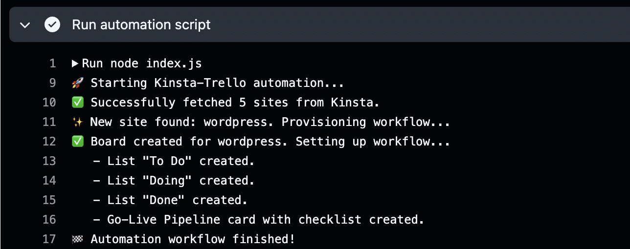 Automatiseringsscript uitvoeren op GitHub